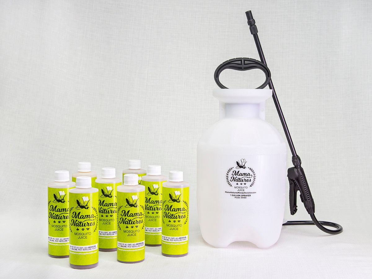 mosquito killer spray for garden Mama Nature’s Mosquito Juice Full Season Supply—Southern US