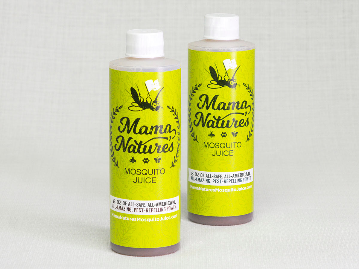 natural mosquito spray for garden Mama Nature’s Mosquito Juice—Two 8-ounce bottles